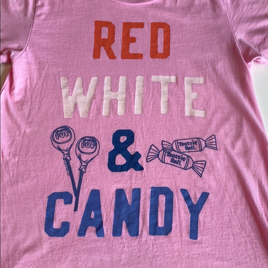 Junk Food Red White And Candy TShirt Size 10